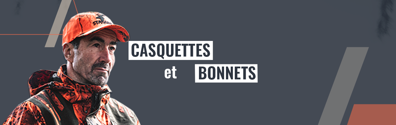 Casquettes et bonnets pour chasses saisonnières